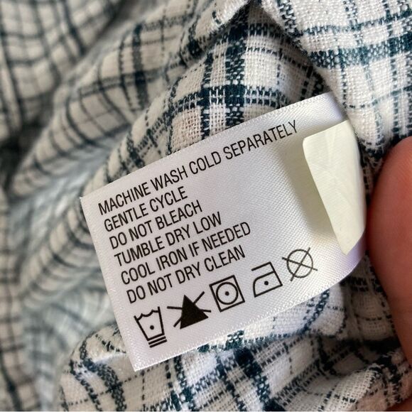 ORVIS Men’s classic fit 100% Cotten plaid long sleeve button down size large EUC - Picture 6 of 8